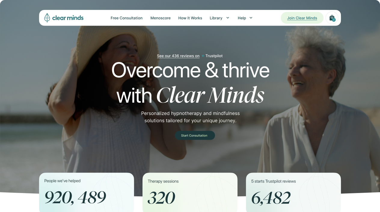 Clear Minds — wellness subscription audio platform on Shopify Plus