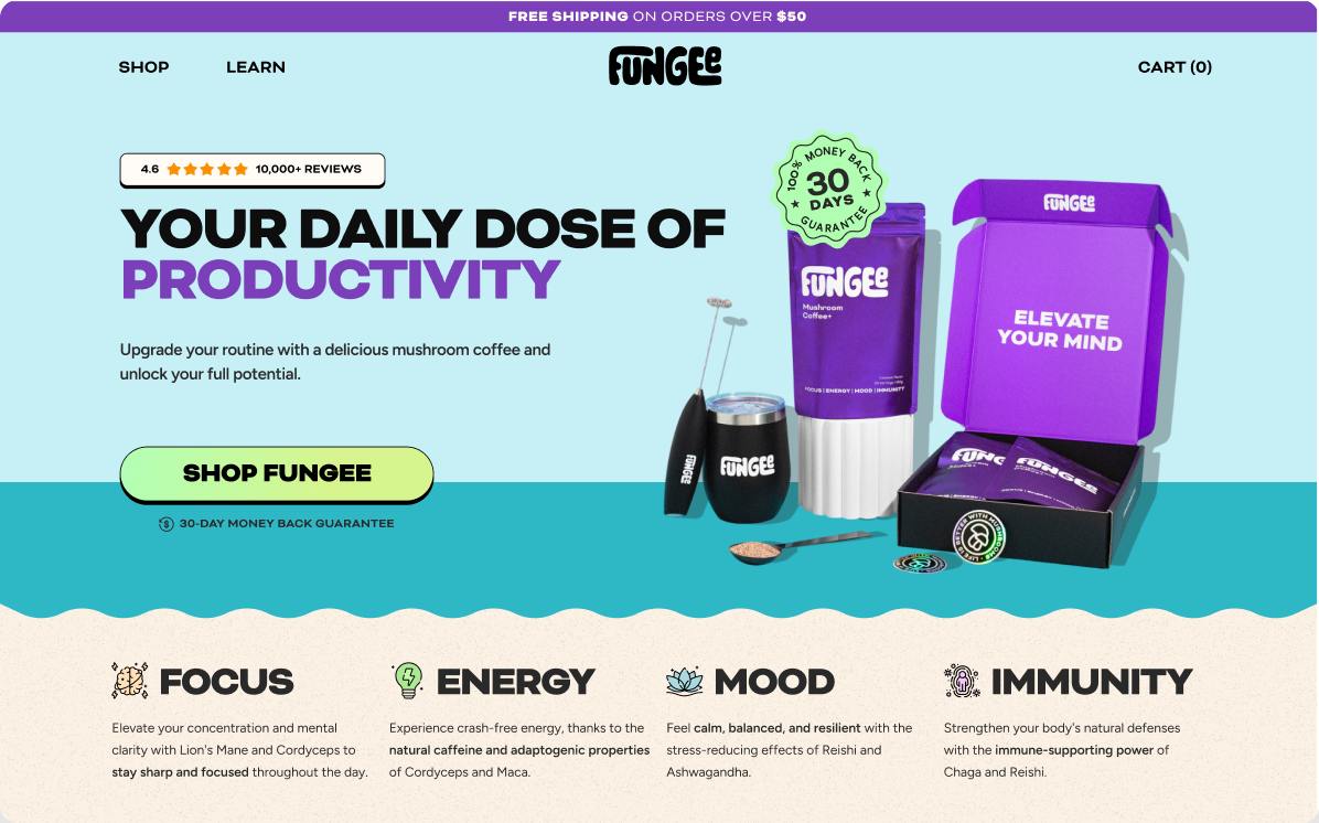 Fungee — international lifestyle Shopify Markets build